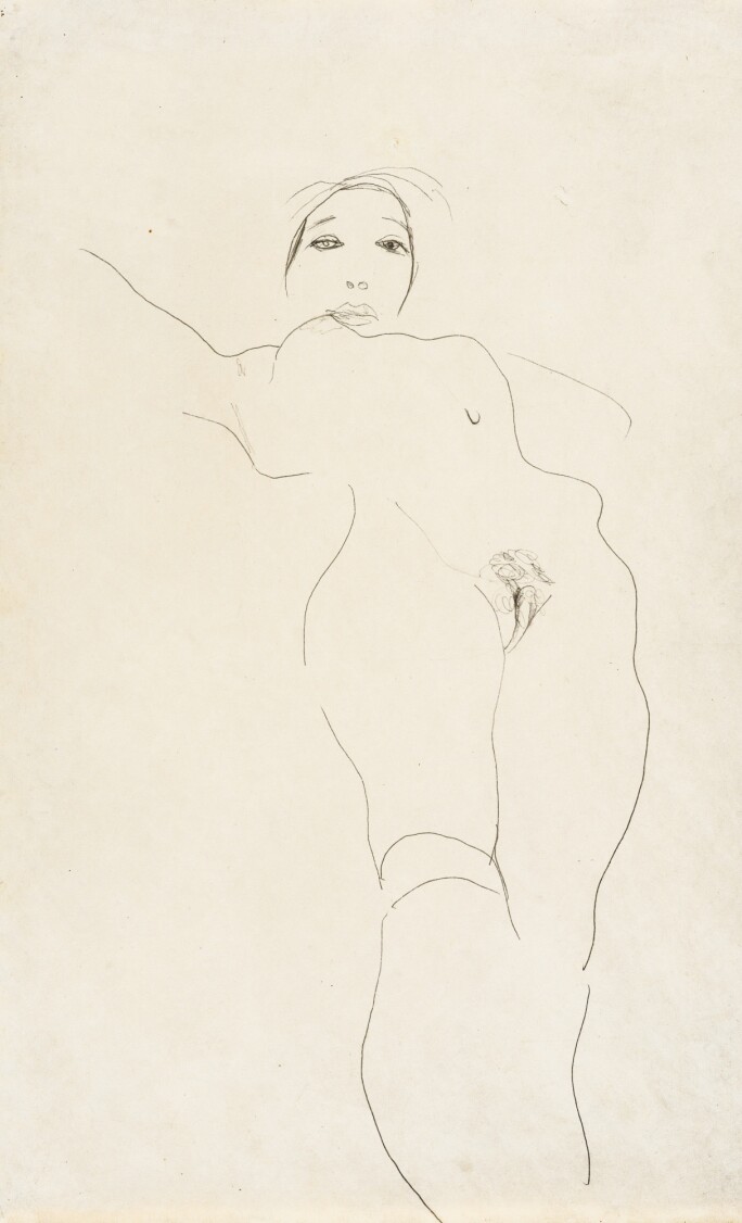 Erotic erotische gustav klimt sketch skizzen